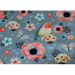 Jersey - Birdie Rotkehlchen grau